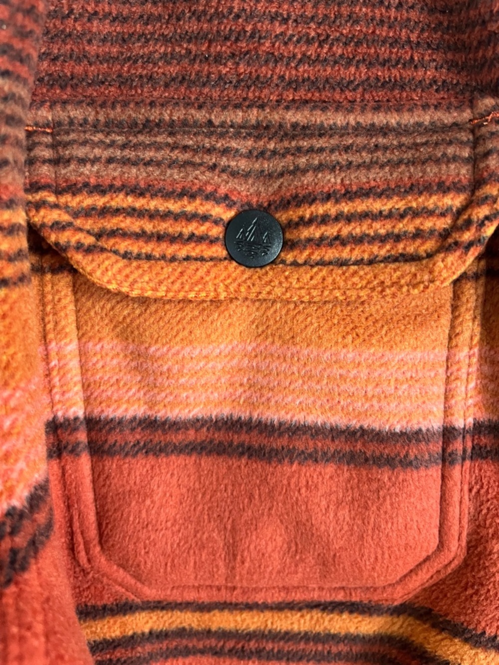 RAINFOREST Striped Sherpa-Lined Shirt Jacket - Picture 4 of 8